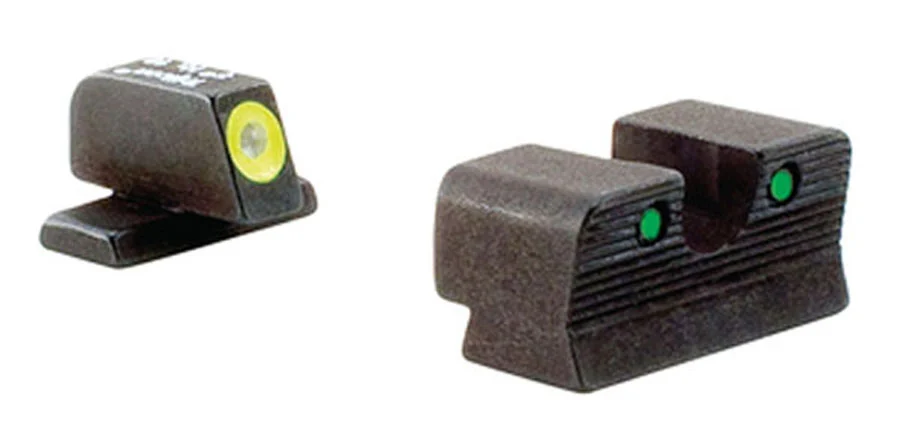 Trijicon HD Night Sight Set - SIG P225/226/228/239 - YELLOW OUTLINE FRONT