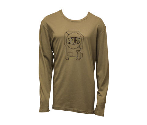 Spuhr: Mount Long Sleeve Shirt, Mil Green