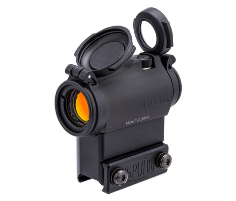 Spuhr SM-2007BKIT: Aimpoint T-2™ Red Dot Reflex Sight, Spuhr SM-2007B HRT Lower 1/3, 1.65" PIC