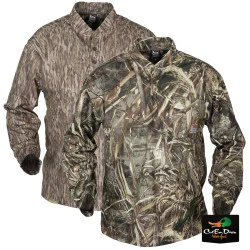 Banded Tec Fleece L/S Camo Henley