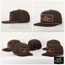 AFW VINTAGE ROPE HAT BROWN WITH PATCH AND TAN ROPE