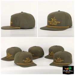 AFW THROWBACK VINTAGE ROPE HAT GREEN WITH YELLOW ROPE