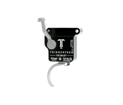 TriggerTech: REM 700 Primary Trigger, Single Stage, Stainless - Traditional Curved
