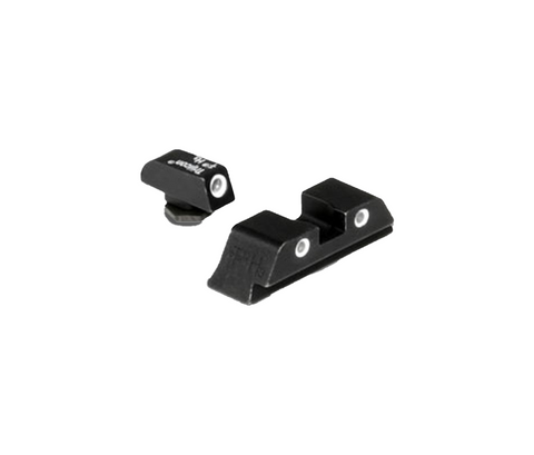 Trijicon GL01: Bright & Tough™ Night Sight Set for GLOCK Pistols - Green Front & Green Rear