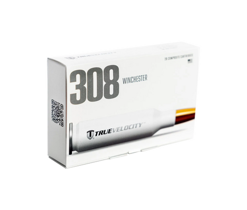 True Velocity: 308win CC 168gr Nosler HPBT 20rds