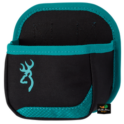 BROWNING FLASH SHELL BOX CARRIER POUCH - BLACK / TEAL
