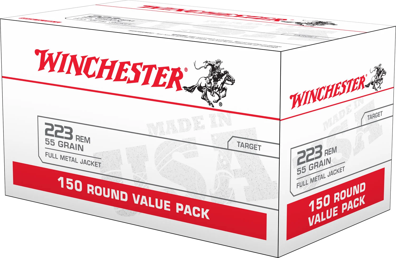Winchester .223 55GR FMJ - 150RD