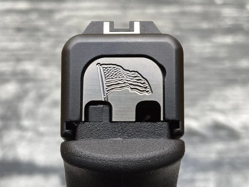 Milspin Waving Flag Slide Back Plate