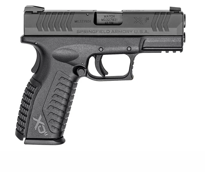 Springfield Armory XDM, .40S&W, Fixed Sights, 3.8" - BLACK
