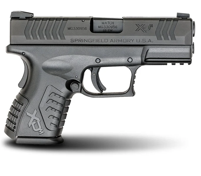 Springfield Armory XDM Compact, .40 S&W, Fixed Sights, 3.8" -BLACK