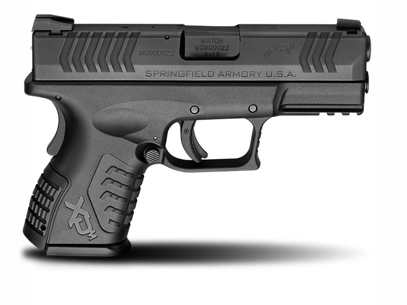 Springfield Armory XDM Compact, 9mm, Fixed Sights, 3.8" -BLACK