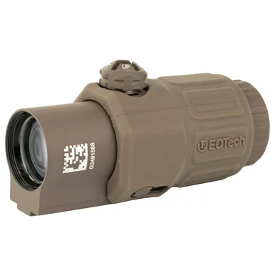 Eotech 3x magnifier with quick disconnect, switch-to-side (STS) mount - TAN/FDE