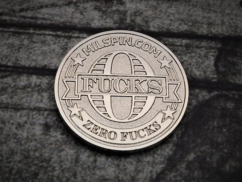 Milspin Zero F*cks Coin